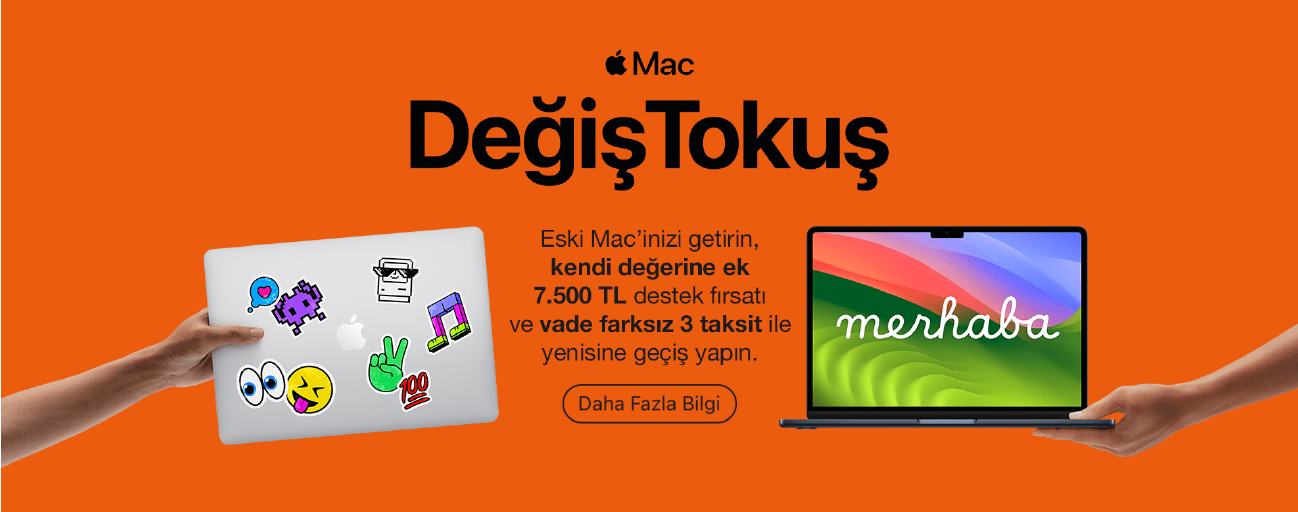 Eski Mac ve Windows’unuzu getirin, Gürgençler’den yeni Mac’inizi alın!