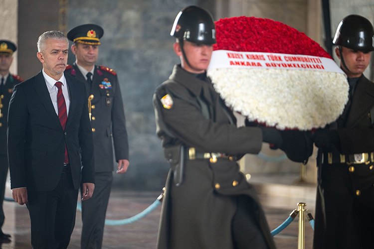 Kuzey Kıbrıs Türk Cumhuriyeti'nin 41. Yıl Dönümü Anıtkabir Ziyareti