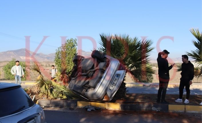 Lefkoşa'da Trafik Kazası: Bir Kişi Hafif Yaralandı