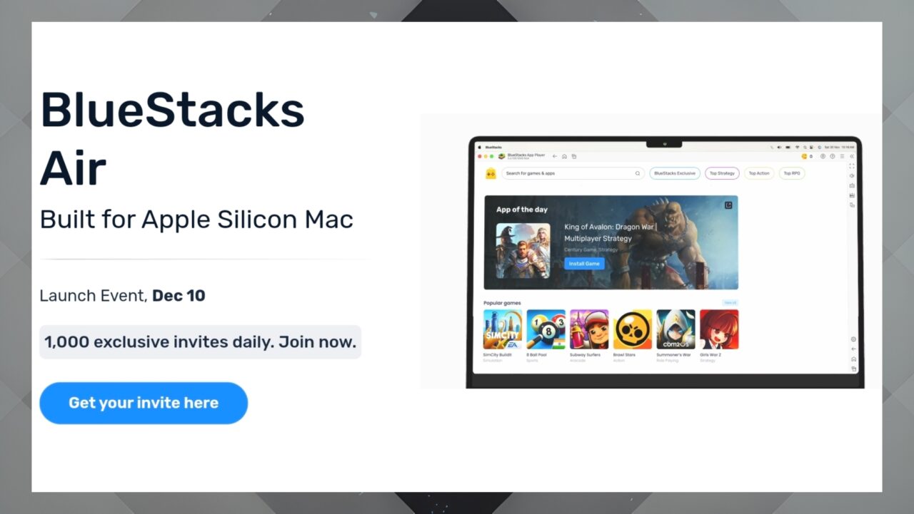 ARM Mac’lere özel BlueStacks Air geliyor! Fiyatsız mi?