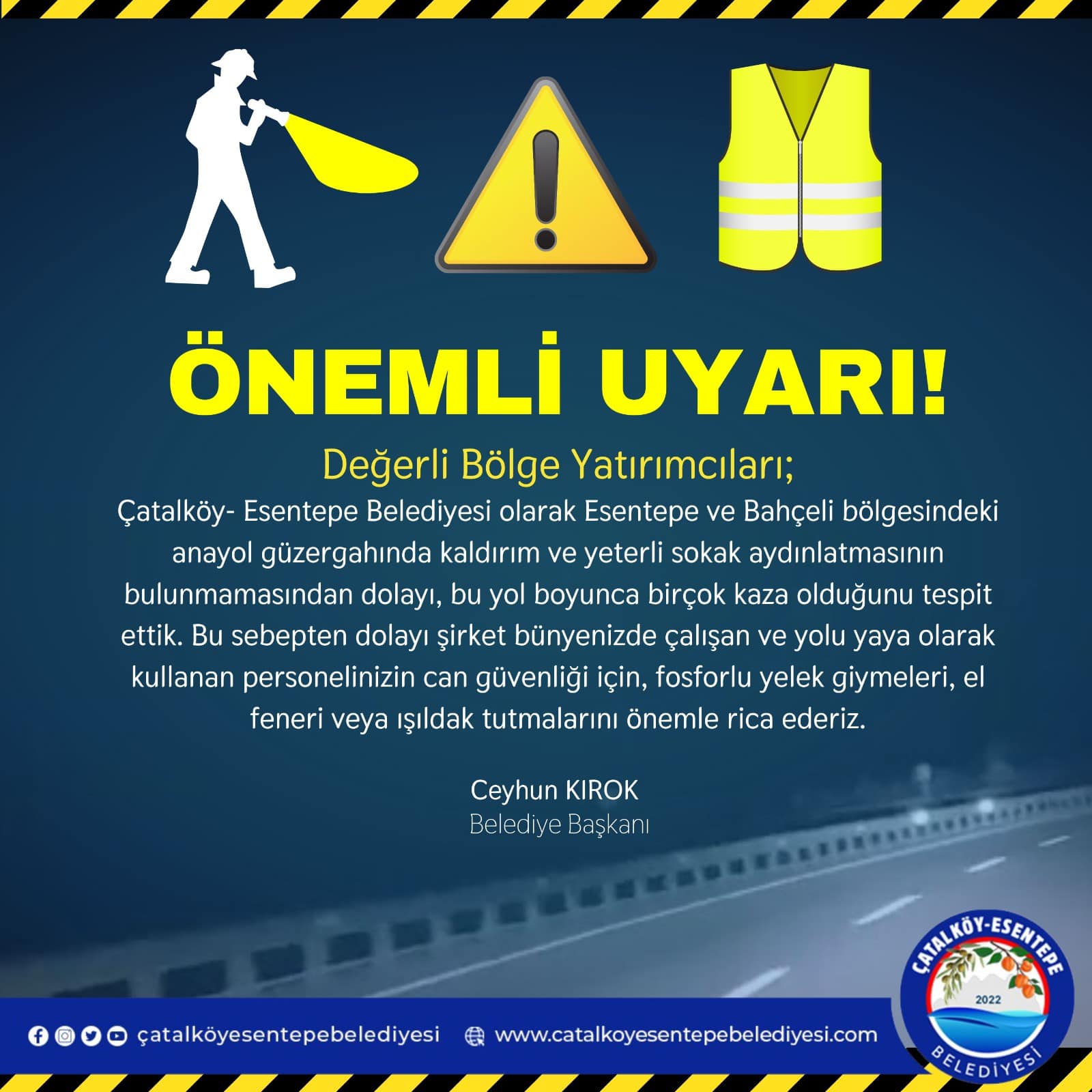 Esentepe'de Trafik Güvenliği İçin Alınan Önlemler