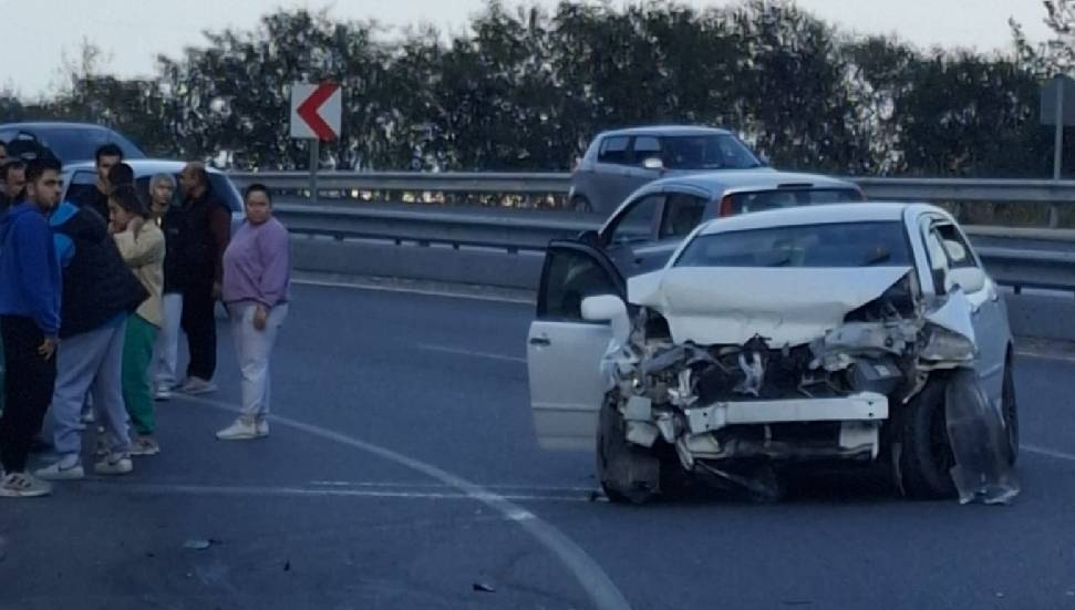 Girne-Lefkoşa Ana Yolunda Kaza