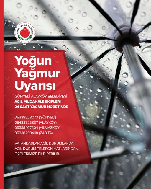 Önemli Yağış Uyarısı