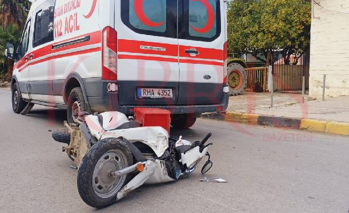 Lefkoşa’da Trafik Kazası: Motosiklet Sürücüsü Yaralandı