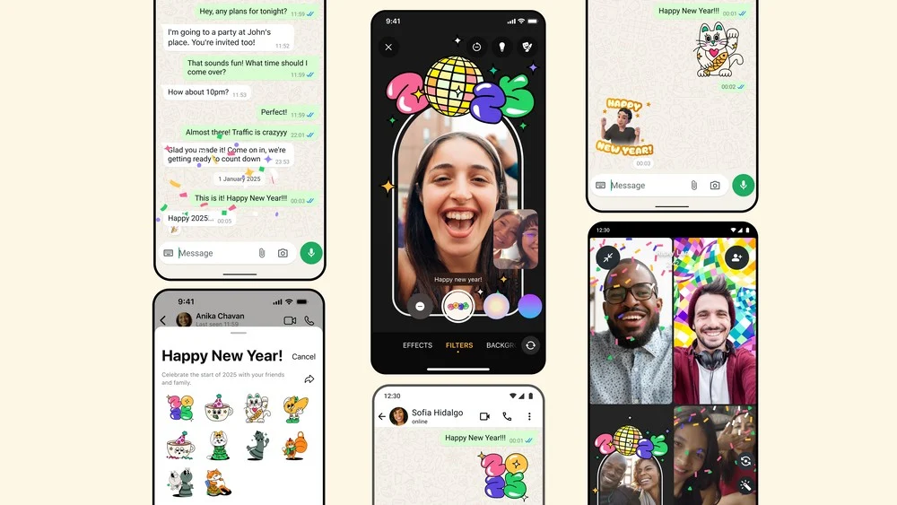 WhatsApp yılbaşına özel yeni eğlenceli araçlar sunuyor