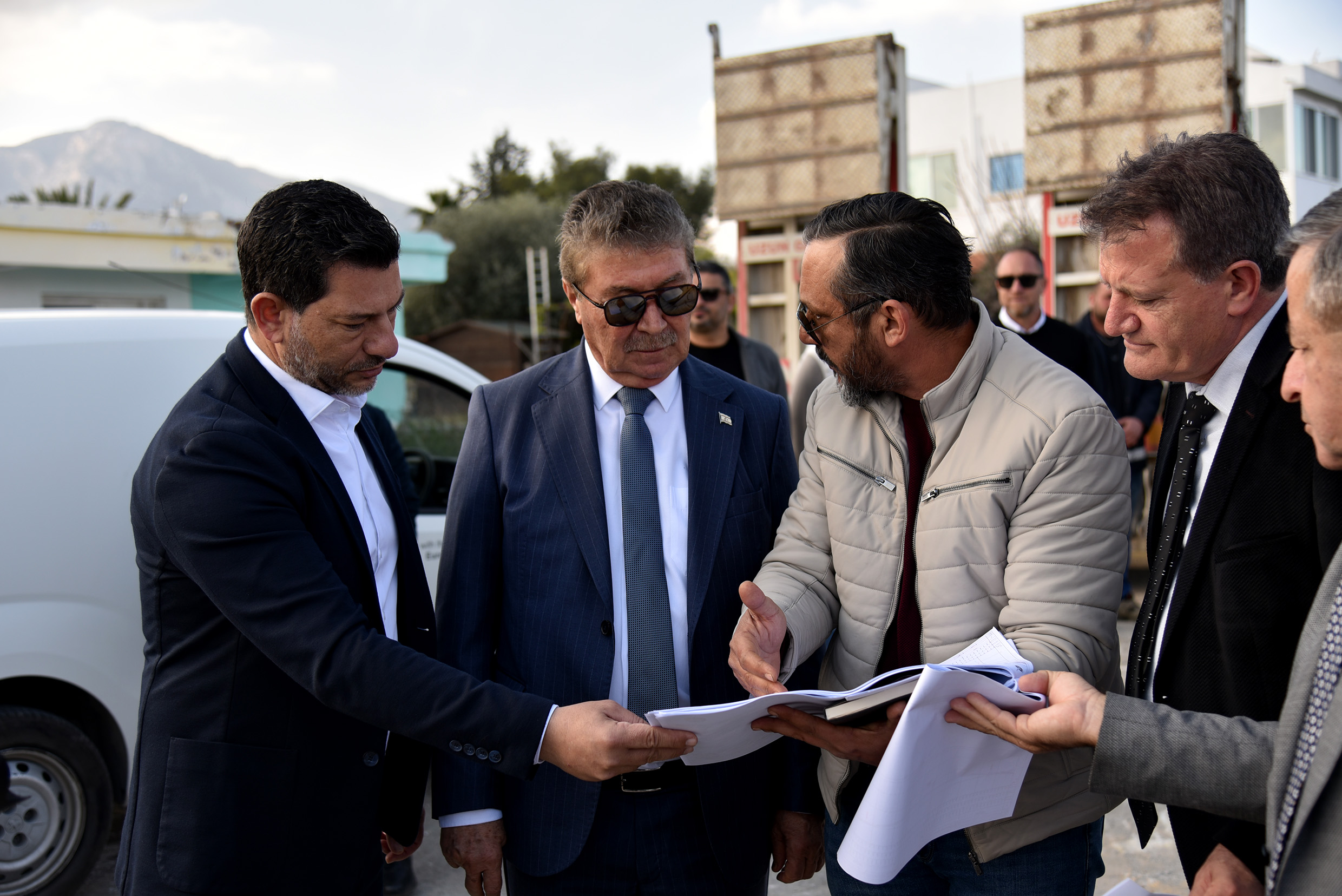 Başbakan Ünal Üstel, Girne Doğu Çevre Yolu İncelemelerinde Bulundu