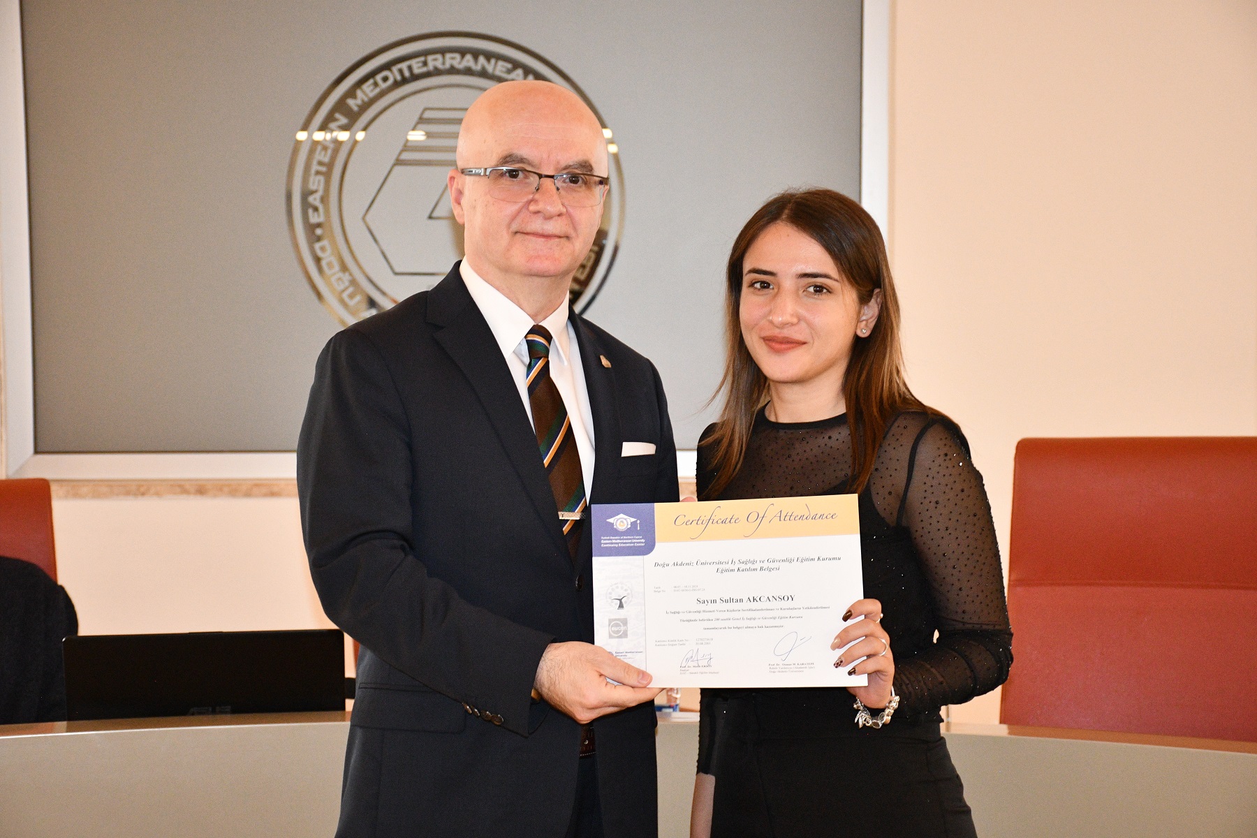 Doğu Akdeniz Üniversitesi'nde Genel İş Sağlığı ve Güvenliği Eğitimi Tamamlandı