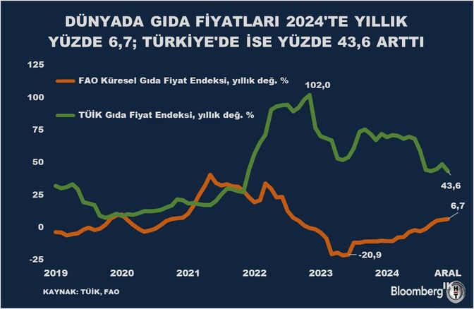 FAO Küresel Gıda Fiyat Endeksi Aralık 2023 Sonuçları